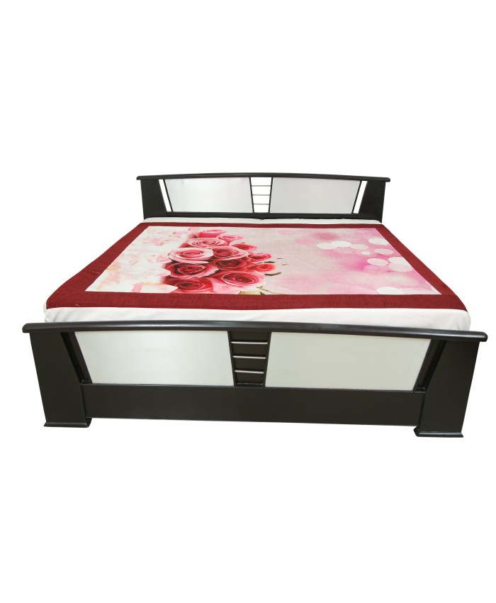 Espresso Double Bed With Storage Boxes And Decent Design